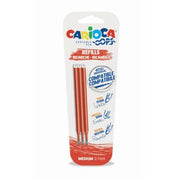 Refill ricarica penna Carioca OOPS cancellabili 3 pezzi - colore ROSSO