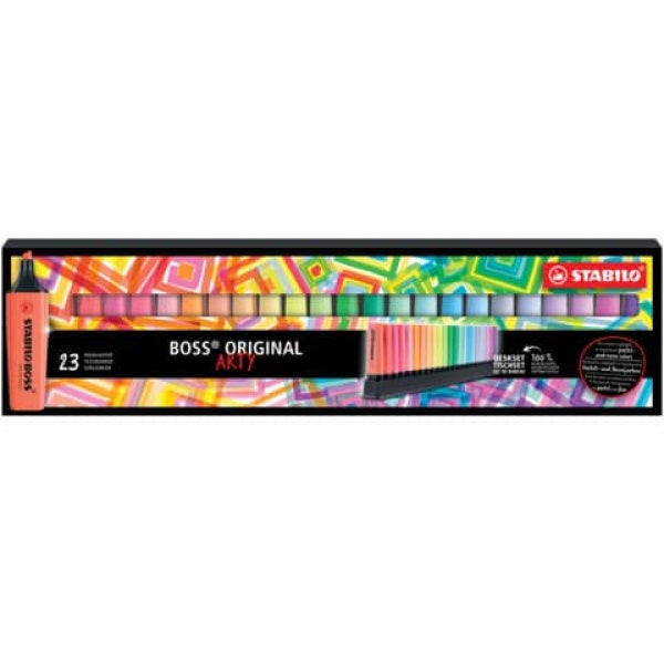 Evidenziatori Stabilo Boss Arty conf. 23 pzcolori assortiti