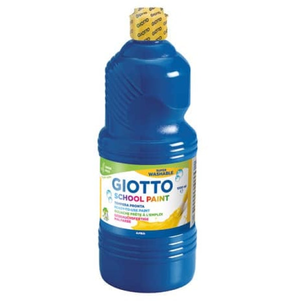 TEMPERA PRONTA LAVABILE GIOTTO  1000 ML  BLU