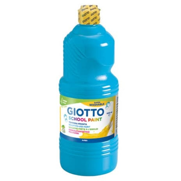 TEMPERA PRONTA LAVABILE GIOTTO  1000 ML  CYANO