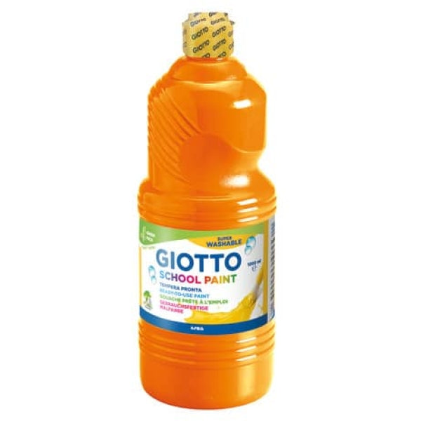 TEMPERA PRONTA LAVABILE GIOTTO  1000 ML  ARANCIONE