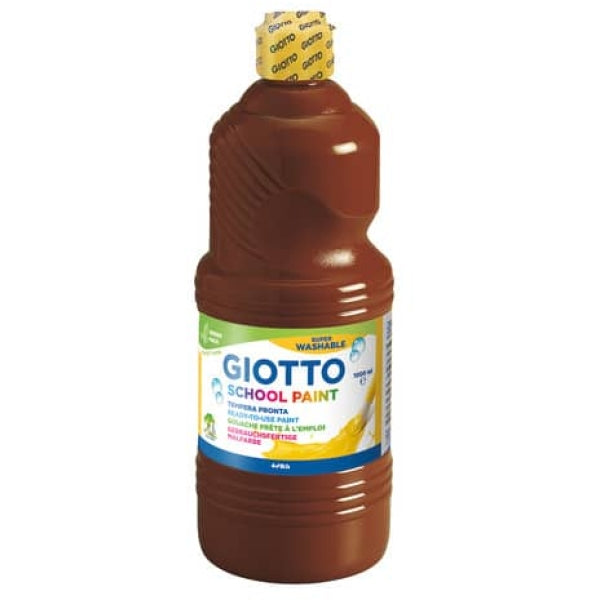 TEMPERA PRONTA LAVABILE GIOTTO  1000 ML  MARRONE