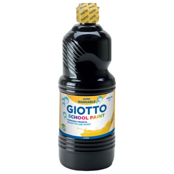 TEMPERA PRONTA LAVABILE GIOTTO  1000 ML  NERO