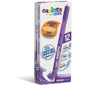 Penne Carioca OOPS cancellabile conf. da 12 pezzi - colore VIOLA