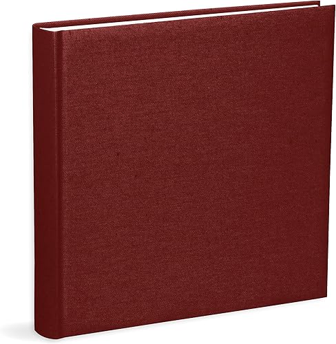 Album Foto Tessuto  SCATTO Con Velina formato 30x30, 100 Pagine -  ROSSO - 1 PEZZO