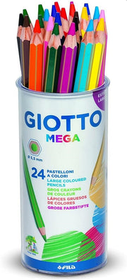 Matite colorate Giotto Mega - 24 pezzi