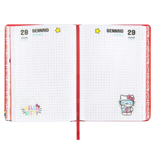 Diario 12 Mesi Hello Kitty 2026/2027 – Red