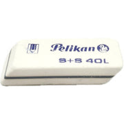 Gomma Pelikan S+S 40L Bianca per cancellare