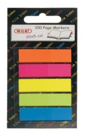 Segnapagine Colorati in PP - Wiler - 1 Pezzo