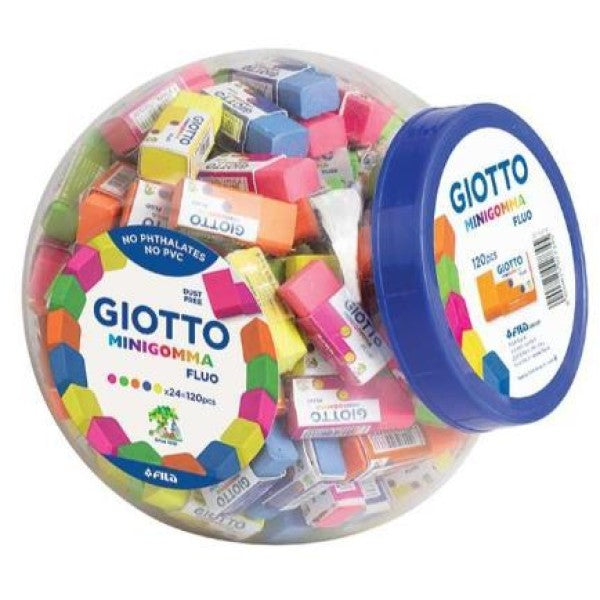 Gomma colorata per cancellare Giotto Fluo