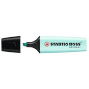 Evidenziatore Stabilo Boss Pastel colore azzurro ghiaccio - tratto 2-5 mm  - 1 PEZZO