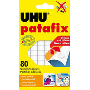 Blister 80 supporti gomma adesiva uhu patafix bianco - 1 pezzo