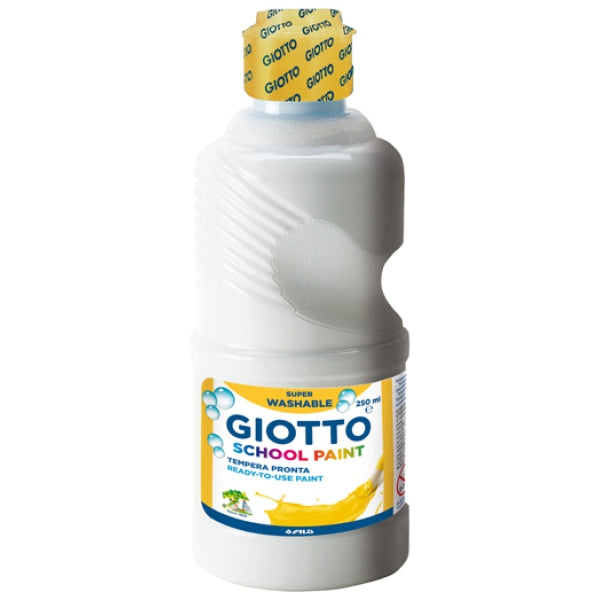 TEMPERA PRONTA LAVABILE GIOTTO  250 ML  BIANCO