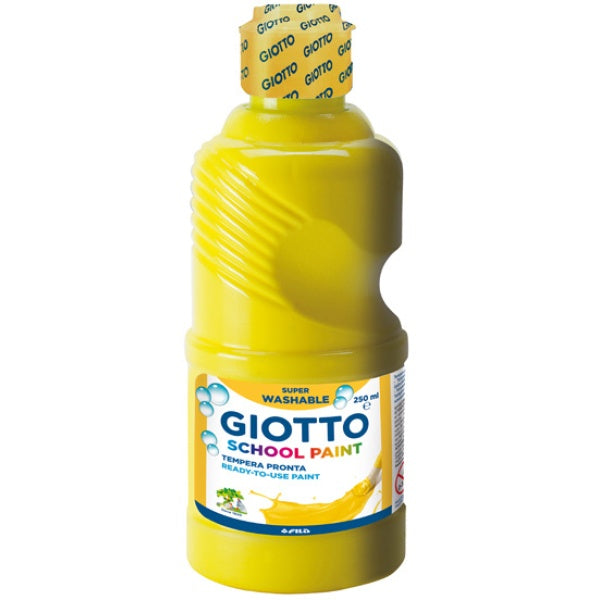 TEMPERA PRONTA LAVABILE GIOTTO  250 ML  GIALLO