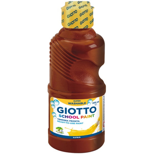 TEMPERA PRONTA LAVABILE GIOTTO  250 ML  MARRONE