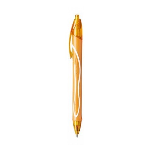 Penna gel a scatto Bic Gelocity Quick Dry Arancione - tratto 0,30 mm