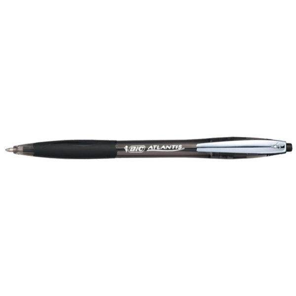 Penna a sfera a scatto Bic Atlantis 1.0 Metal Clip Nera