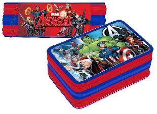 Astuccio 3 zip Avengers Premium