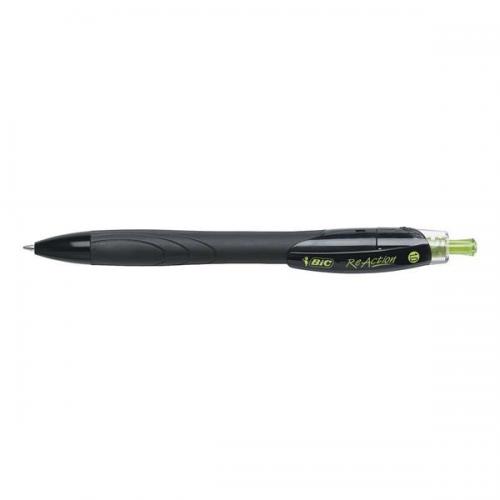 PENNA SFERA SCATTO REACTION BIC Nero