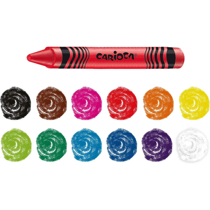 PASTELLI CERA - 12 PZ