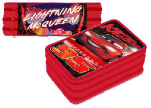 Astuccio 3 zip Cars Premium