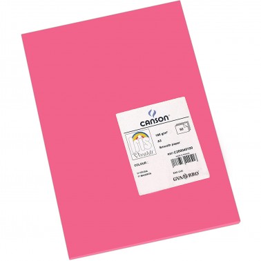 CARTONCINO VIVALDI CANSON 185 GMQ 50 FOGLI A4 FUCSIA conf. 50 pz