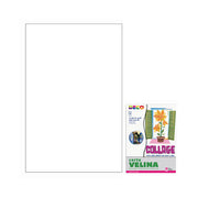 Carta velina CWR 50x76 cm conf. da 24 fogli. Colore bianco. 1 Foglio