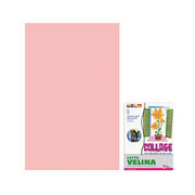 Carta velina CWR 50x76 cm conf. da 24 fogli. Colore rosa. 1 Foglio