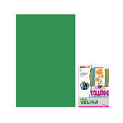 Carta velina CWR 50x76 cm conf. da 24 fogli. Colore verde scuro. 1 Foglio