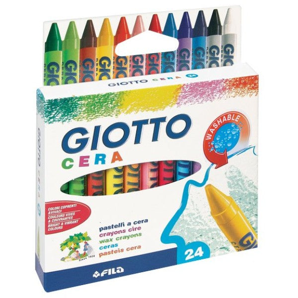 Pastelli a cera Giotto da 24 pezzi