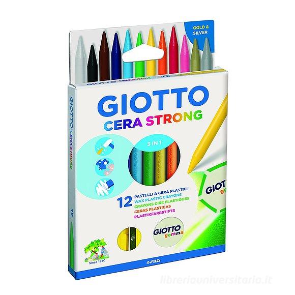 PASTELLI CERA GIOTTO STRONG SCATOLA 12