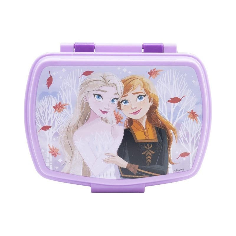 Frozen - Portapranzo in pvc per bambine, Sandwich Box, BPA free