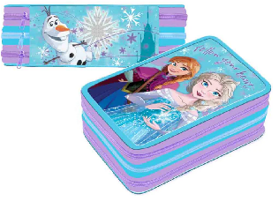 Astuccio 3 zip Frozen Premium