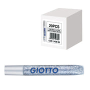 COLLA GLITTER METALLIC ARGENTO 10.5ML GIOTTO - 1 PEZZO