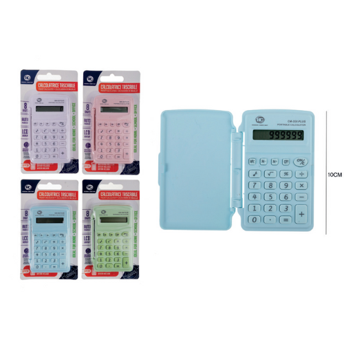 CALCOLATRICE TASCABILE A 8 CIFRE HC