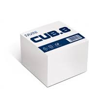 CUBO DI CARTA BIANCO FAVINI 9X9 CM - 1 PEZZO