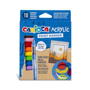 MARCATORI ACRILICI PAINT MARKER  CARIOCA - 10 PZ