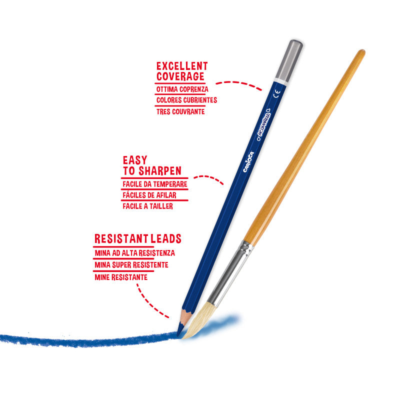 Matite Acquerellabili Acquarell - 12 Pz