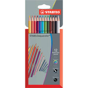 Matita colorata acquarellabile STABILO aquacolor - 12 PEZZI