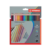 Matita colorata acquarellabile STABILO aquacolor - 24 PEZZI