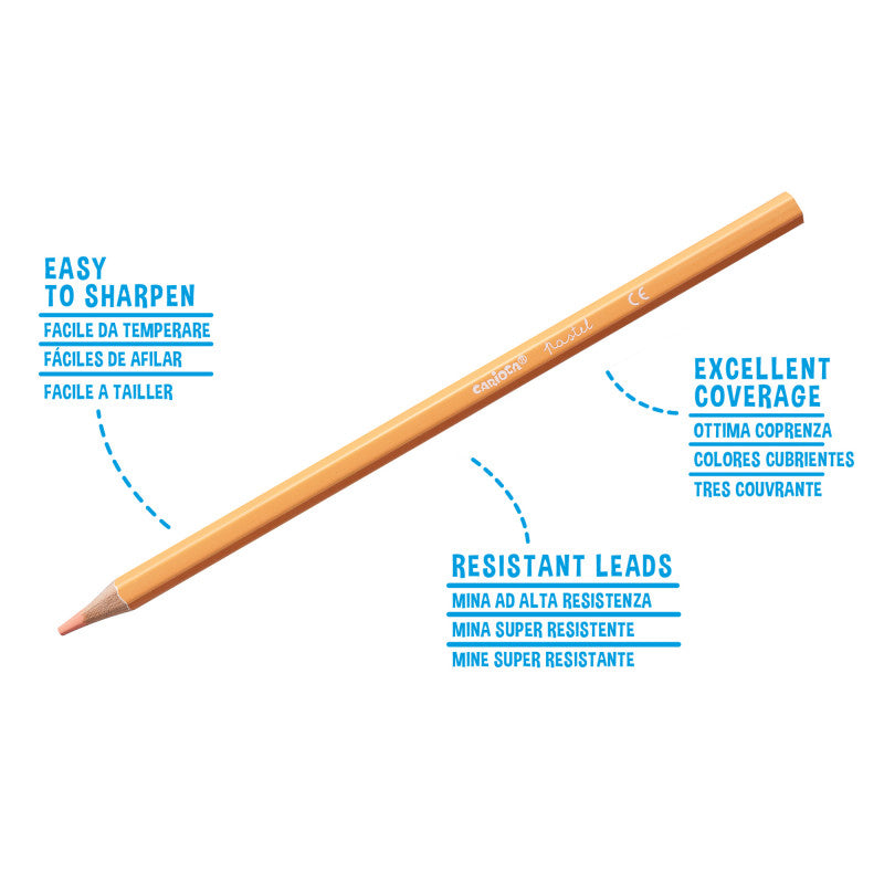 MATITE ESAGONALI PASTEL - 24 PZ