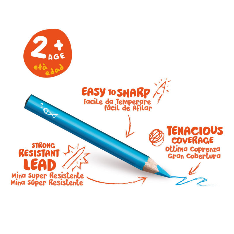 MATITE TRIANGOLARI BABY - 10 PZ