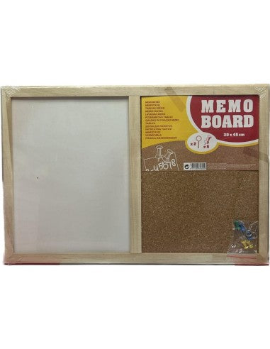 LAVAGNA MEMO BOARD - MAGNETICA E SUGHERO CON PUNESSE