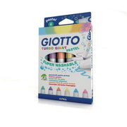 Pennarelli lavabili Giotto Turbo Giant Pastel 6 pezzi