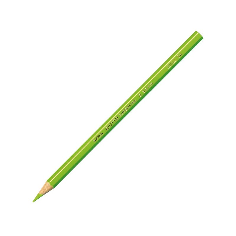 PASTELLO SUPERMINA MINA 3,8 MM VERDE FLUO 54 GIOTTO - 1 PEZZO