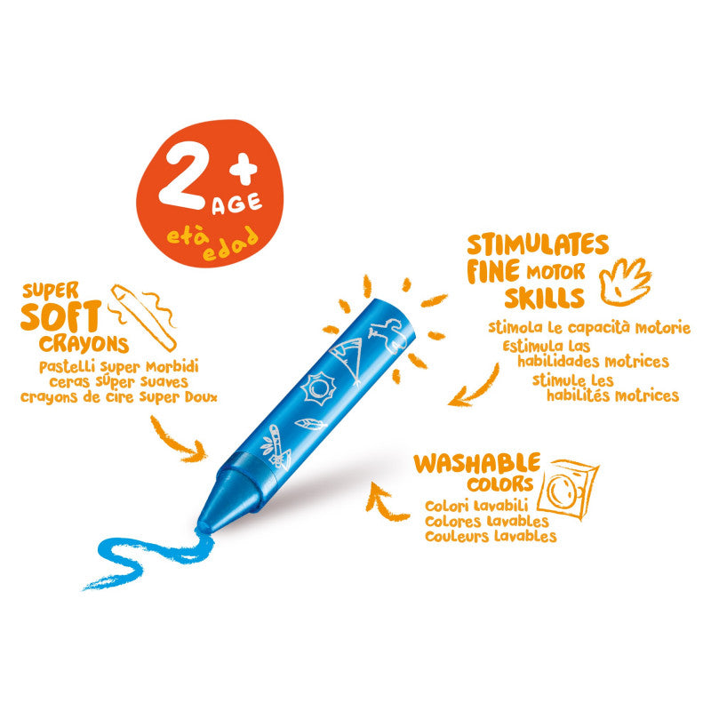 PASTELLONI CERA BABY - 8 PZ