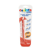 Penne a scatto Carioca OOPS cancellabile - colore ROSSO