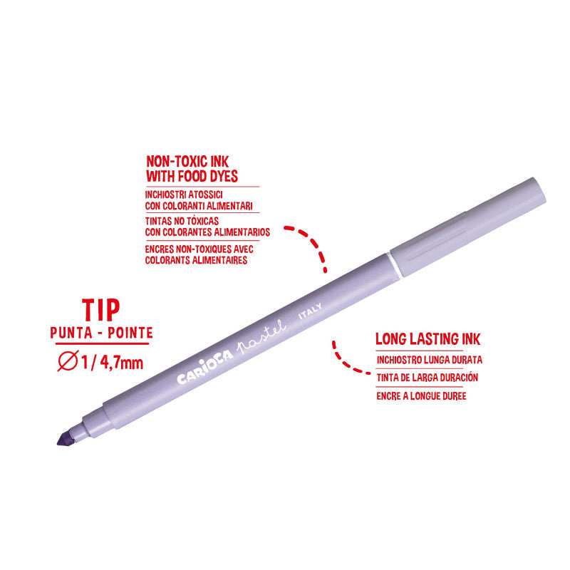 Pennarelli Pastel - 8 Pz