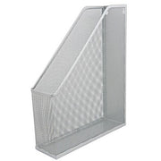 Raccoglitore per riviste di metallo forato colore argento NikOffice  - 1 Pezzo (Copia)