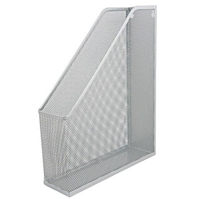 Raccoglitore per riviste di metallo forato colore argento NikOffice  - 1 Pezzo (Copia)